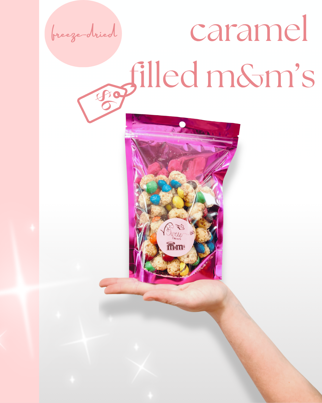 Freeze Dried Caramel Filled M&M's